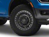 Black Rhino Abrams Textured Matte Gunmetal 6-Lug Wheel; 17x8.5; 0mm Offset (24-25 Ranger)