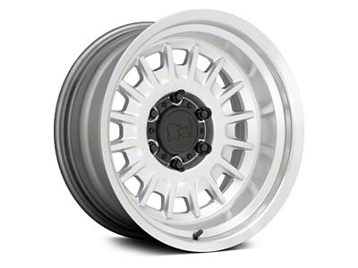 Black Rhino Aliso Gloss Silver 6-Lug Wheel; 17x9; -38mm Offset (24-25 Ranger)