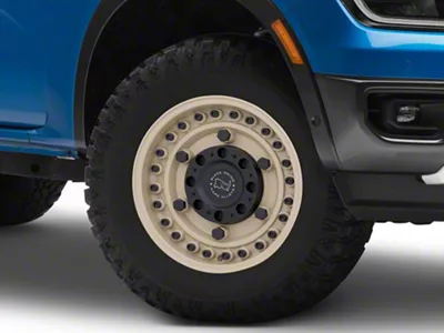 Black Rhino Armory Desert Sand 6-Lug Wheel; 17x9.5; -18mm Offset (24-25 Ranger)