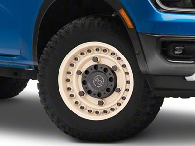 Black Rhino Armory Desert Sand 6-Lug Wheel; 17x9.5; 6mm Offset (24-25 Ranger)