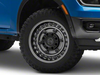 Black Rhino Armory Matte Gunblack 6-Lug Wheel; 18x9.5; -18mm Offset (24-25 Ranger)