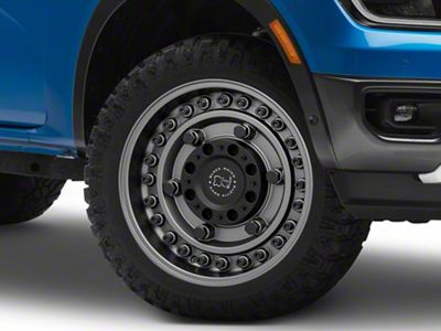 Black Rhino Armory Matte Gunblack 6-Lug Wheel; 20x9.5; 6mm Offset (24-25 Ranger)