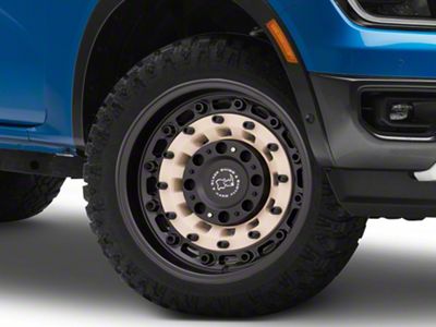 Black Rhino Arsenal Sand on Black 6-Lug Wheel; 20x9.5; 12mm Offset (24-25 Ranger)