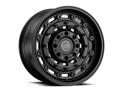 Black Rhino Arsenal Textured Matte Black 6-Lug Wheel; 17x9.5; -18mm Offset (24-26 Ranger)