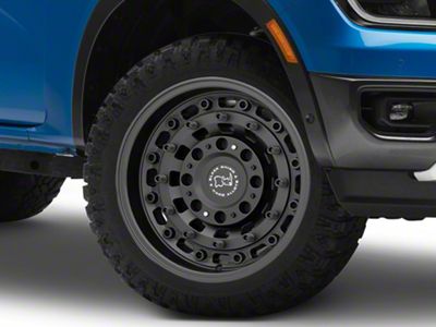Black Rhino Arsenal Textured Matte Black 6-Lug Wheel; 20x9.5; 0mm Offset (24-25 Ranger)