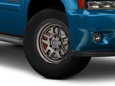 Black Rhino Barstow Matte Bronze with Matte Black Lip 6-Lug Wheel; 20x9.5; -18mm Offset (24-25 Ranger)