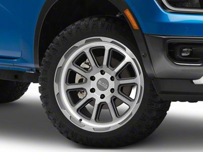 Black Rhino Chase Brushed Gunmetal 6-Lug Wheel; 20x9; 12mm Offset (24-25 Ranger)