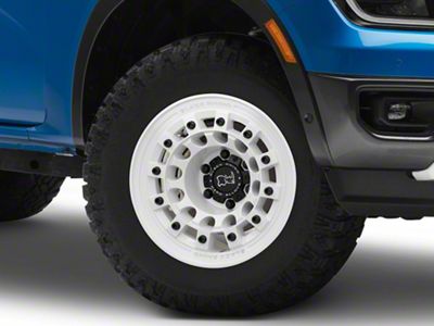 Black Rhino Fuji Gloss White 6-Lug Wheel; 17x9; -12mm Offset (24-25 Ranger)