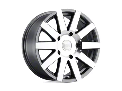 Black Rhino Journey Gloss Gunmetal with Mirror-Cut Face 6-Lug Wheel; 17x7.5; 45mm Offset (24-25 Ranger)