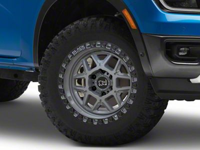 Black Rhino Kelso Battleship Gray 6-Lug Wheel; 18x9; 12mm Offset (24-25 Ranger)