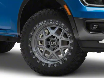 Black Rhino Kelso Battleship Gray 6-Lug Wheel; 20x9; 0mm Offset (24-25 Ranger)