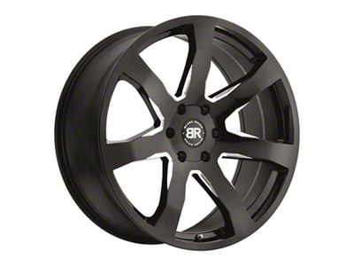 Black Rhino Mozambique Gloss Black Milled 6-Lug Wheel; 24x10; 25mm Offset (24-25 Ranger)