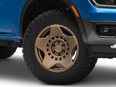 Black Rhino Muzzle Matte Bronze 6-Lug Wheel; 17x9; 0mm Offset (24-25 Ranger)