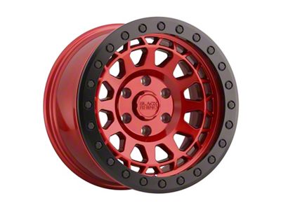 Black Rhino Primm Candy Red 6-Lug Wheel; 17x8.5; -30mm Offset (2024 Ranger)
