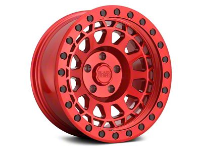 Black Rhino Primm Candy Red 6-Lug Wheel; 17x9; -12mm Offset (2024 Ranger)