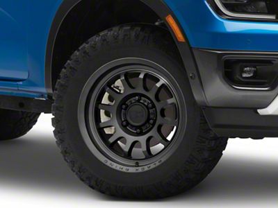 Black Rhino Rapid Matte Brushed Gunmetal 6-Lug Wheel; 18x8.5; 0mm Offset (24-25 Ranger)