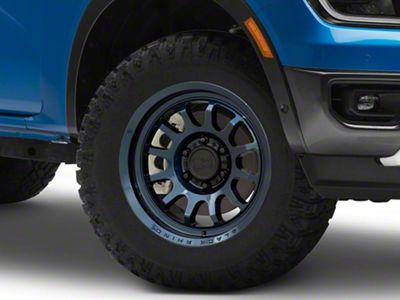 Black Rhino Rapid Midnight Blue 6-Lug Wheel; 17x9; 12mm Offset (24-25 Ranger)