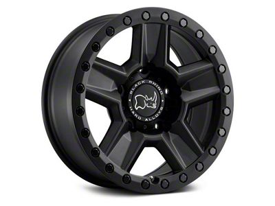 Black Rhino Ravine Matte Black 6-Lug Wheel; 17x8.5; -18mm Offset (2024 Ranger)