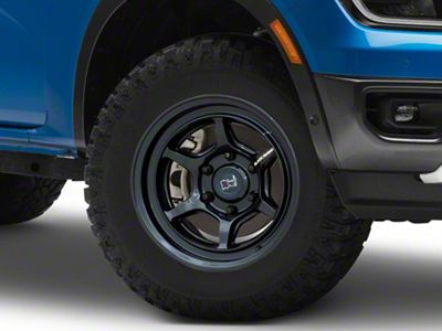 Black Rhino Shogun Gloss Midnight Blue 6-Lug Wheel; 17x8.5; -10mm Offset (24-25 Ranger)