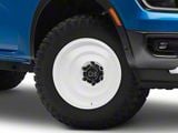 Black Rhino Solid Gloss White 6-Lug Wheel; 17x9.5; -12mm Offset (24-25 Ranger)
