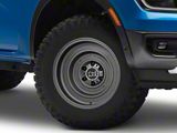 Black Rhino Solid Matte Gunblack 6-Lug Wheel; 17x9.5; -12mm Offset (24-25 Ranger)