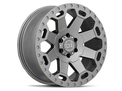 Black Rhino Warlord Matte Gunmetal 6-Lug Wheel; 20x9; 12mm Offset (24-25 Ranger)