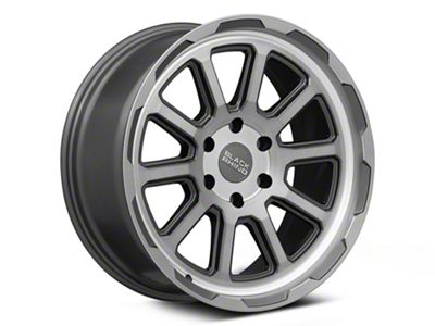 Black Rhino Chase Brushed Gunmetal 6-Lug Wheel; 20x9; 12mm Offset (91-96 Dakota)