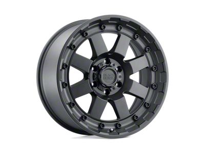 Black Rhino Cleghorn Matte Black 6-Lug Wheel; 18x9; 18mm Offset (91-96 Dakota)