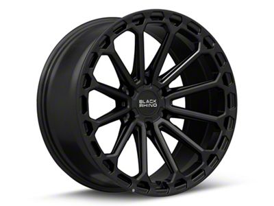 Black Rhino Kaizen Matte Black 6-Lug Wheel; 17x9.5; 18mm Offset (91-96 Dakota)