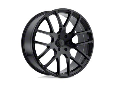 Black Rhino Kunene Gloss Black 6-Lug Wheel; 20x9; 15mm Offset (91-96 Dakota)
