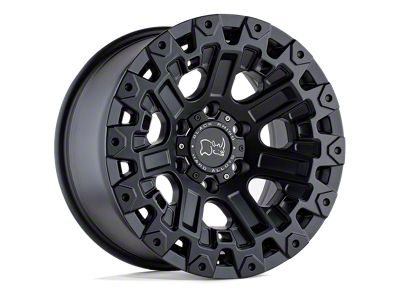 Black Rhino Ozark Matte Black 6-Lug Wheel; 17x9.5; 12mm Offset (91-96 Dakota)