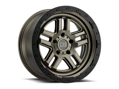 Black Rhino Barstow Matte Bronze with Matte Black Lip 5-Lug Wheel; 20x9.5; 0mm Offset (94-01 RAM 1500)