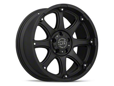 Black Rhino Glamis Matte Black 5-Lug Wheel; 18x9; 0mm Offset (94-01 RAM 1500)