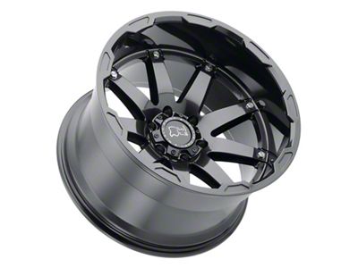 Black Rhino Oceano Gloss Gunblack with Stainless Bolts 5-Lug Wheel; 20x9.5; 0mm Offset (94-01 RAM 1500)