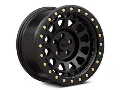 Black Rhino Primm Matte Black with Brass Bolts 5-Lug Wheel; 18x9.5; 0mm Offset (94-01 RAM 1500)