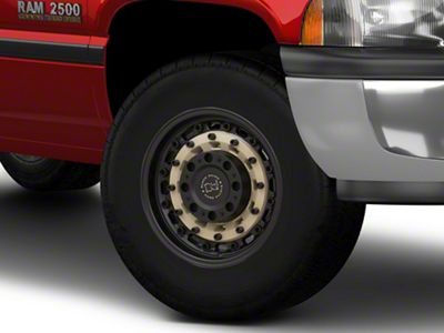 Black Rhino Arsenal Sand on Black 8-Lug Wheel; 17x9.5; 12mm Offset (94-02 RAM 2500)