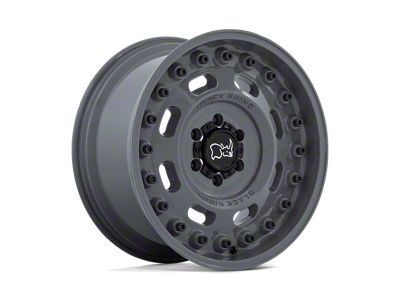 Black Rhino Axle Battleship Gray 8-Lug Wheel; 17x9.5; -18mm Offset (94-02 RAM 2500)