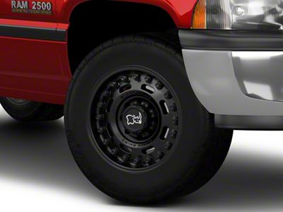 Black Rhino Axle Matte Black 8-Lug Wheel; 18x9.5; 6mm Offset (94-02 RAM 2500)