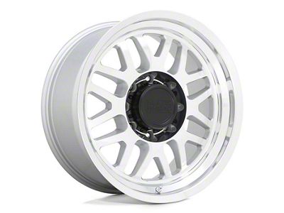 Black Rhino Delta Gloss Silver 8-Lug Wheel; 18x9.5; -18mm Offset (94-02 RAM 2500)