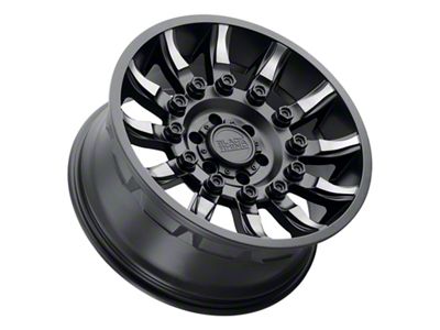 Black Rhino Mission Matte Black with Machined Tinted Spokes 8-Lug Wheel; 20x9; 6mm Offset (94-02 RAM 2500)