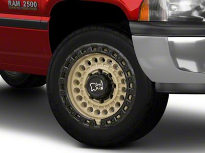 Black Rhino Sentinel Desert Sand 8-Lug Wheel; 20x9.5; 12mm Offset (94-02 RAM 2500)