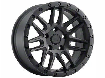 Black Rhino Arches Matte Black 6-Lug Wheel; 18x9.5; 12mm Offset (97-04 Dakota)