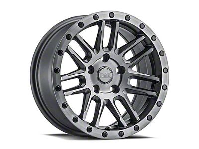 Black Rhino Arches Matte Brushed Gunmetal with Black Bolts 6-Lug Wheel; 18x9.5; 12mm Offset (97-04 Dakota)
