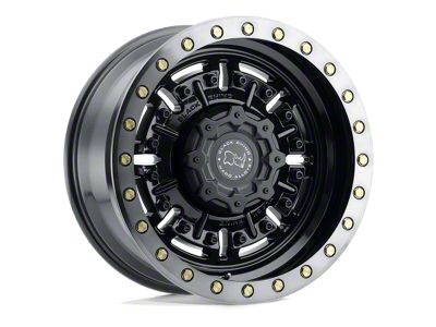 Black Rhino Abrams Gloss Gunblack with Machined Dark Tint 8-Lug Wheel; 20x9.5; -18mm Offset (99-07 F-350 Super Duty SRW)