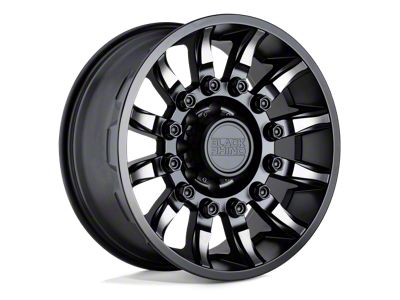 Black Rhino Mission Matte Black with Machined Tinted Spokes 8-Lug Wheel; 20x9; -18mm Offset (99-07 F-350 Super Duty SRW)