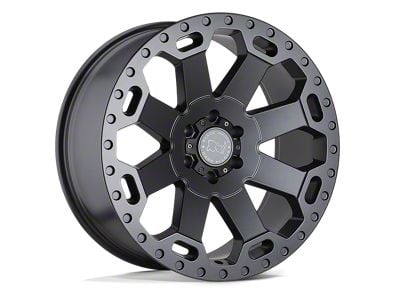 Black Rhino Warlord Matte Gunmetal 8-Lug Wheel; 22x10; 12mm Offset (99-07 F-350 Super Duty SRW)