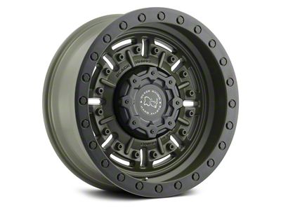 Black Rhino Abrams Olive Drab Green 6-Lug Wheel; 20x9.5; 12mm Offset (99-06 Sierra 1500)