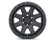 Black Rhino Baker Matte Black 6-Lug Wheel; 18x9; -18mm Offset (99-06 Sierra 1500)