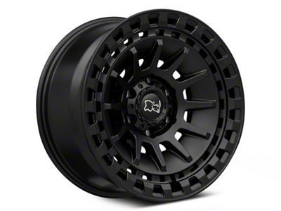 Black Rhino Barrage Matte Black 6-Lug Wheel; 17x8.5; -10mm Offset (99-06 Sierra 1500)