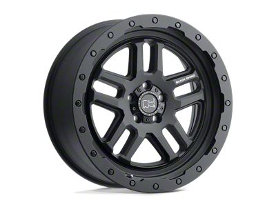 Black Rhino Barstow Textured Matte Black 6-Lug Wheel; 20x9.5; -18mm Offset (99-06 Sierra 1500)